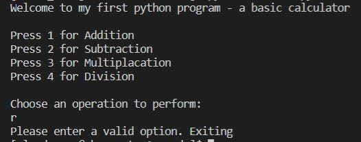 Simple Python Calculator. I’ve completed a Python program, a… | by ...