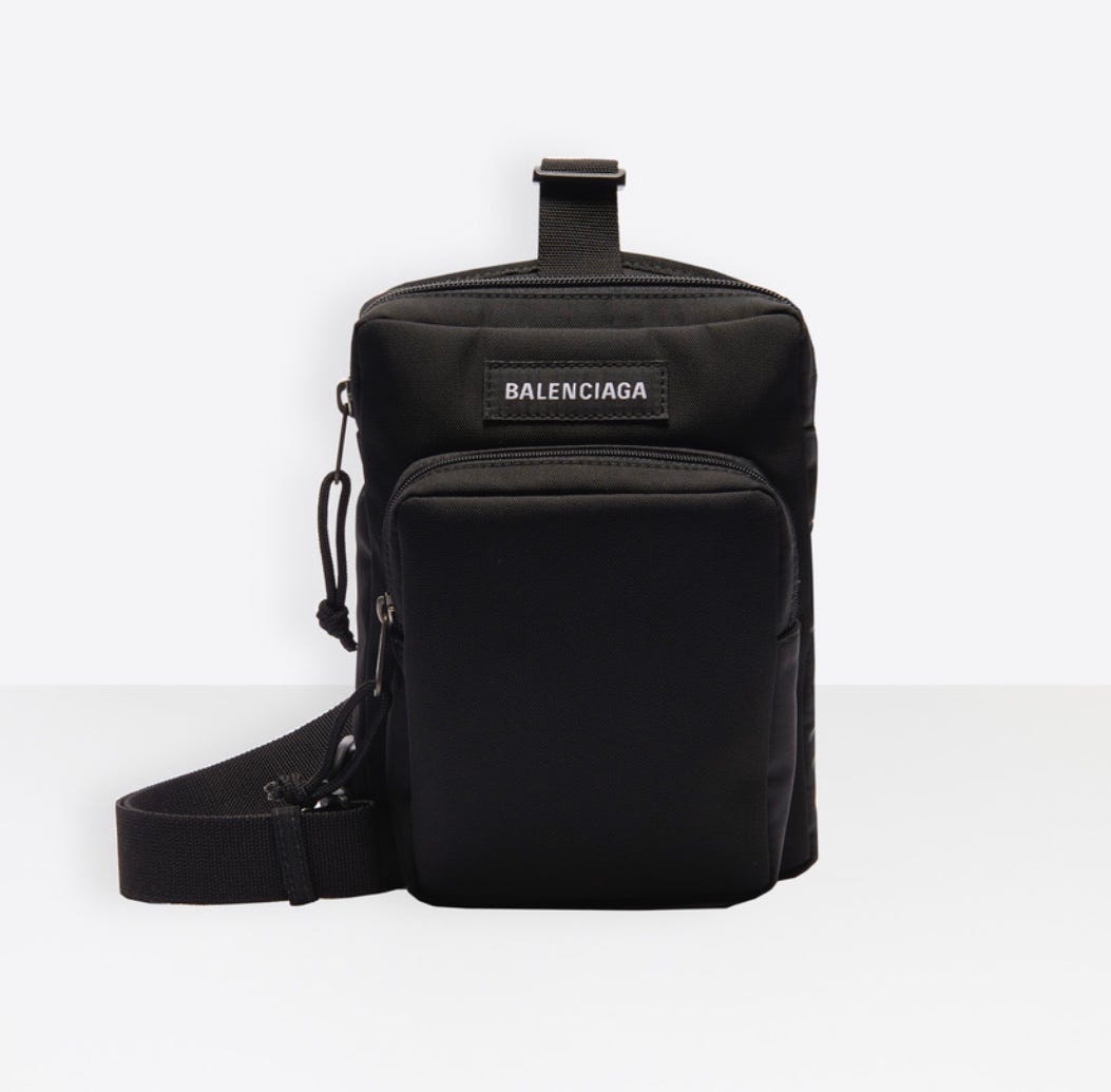 said bag for man