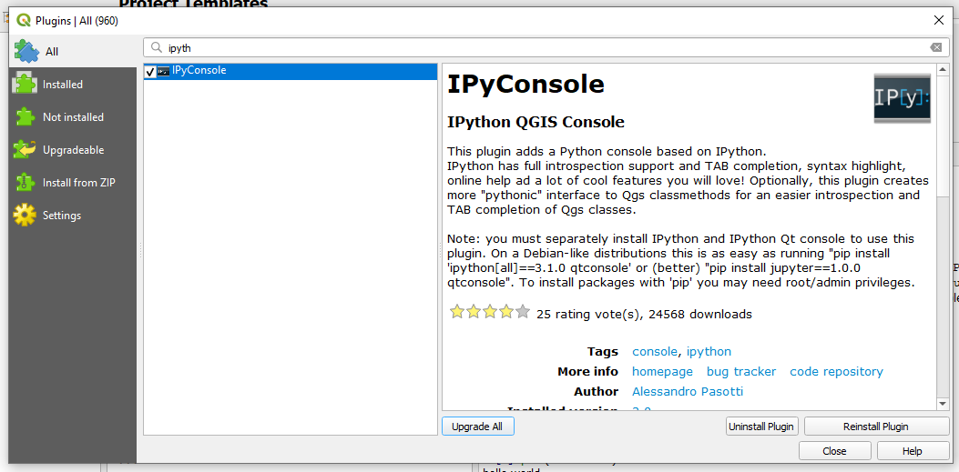 install ipython console