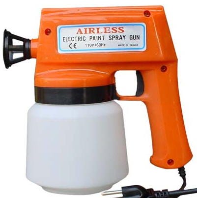 airless electric paint spray gun