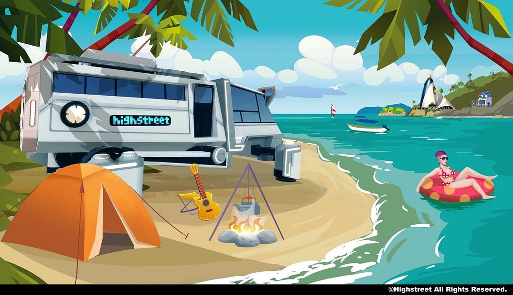 Highstreet宣布与Animoca Brands合作推出第二次房车发售