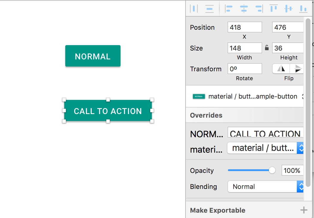 Sketch App A Better Responsive Button Using Symbols