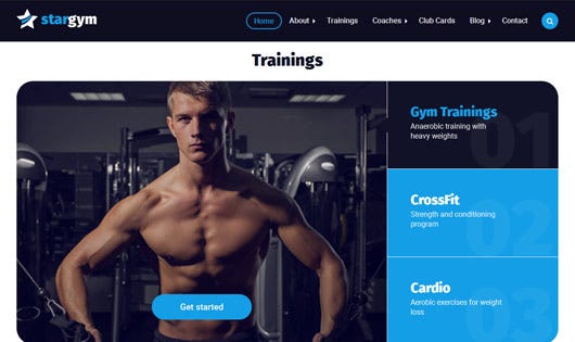 45 Fitness Gym Website Templates & Themes | by Krissanawat​ Kaewsanmuang |  Medium