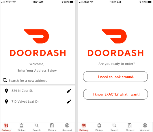 UX Case Study for DoorDash: Local Options | by Madison Davis | Medium