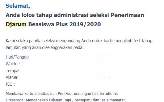 Bagaimana Lolos Djarum Beasiswa Plus By Mutiarra Ridyo Arum Medium