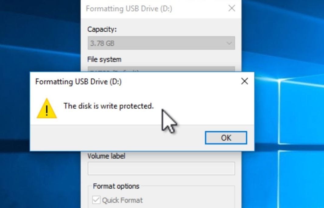 How to remove write protection from pen drive in windows 10 | by ZcomTech -  All About Technology & Troubleshooting! | Medium