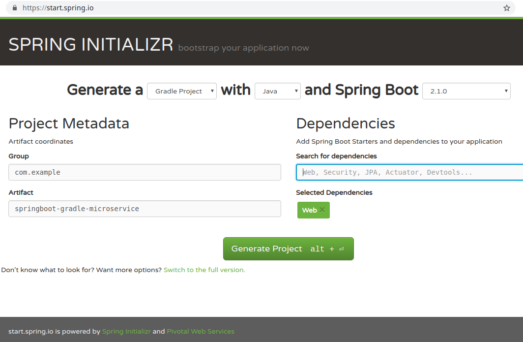 spring boot microservices gradle example