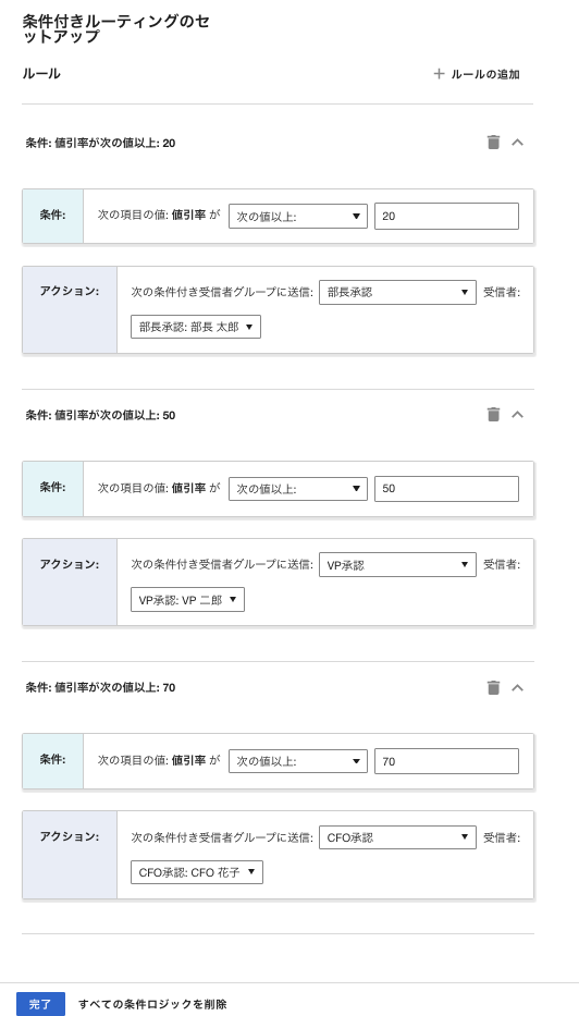 条件付きルーティングで少し複雑な承認プロセスを実装する 従来のdocusignでは 複数の受信者に対して 文書の署名依頼を直列の順序で送 By Masaki Kubomura Docusigndevjp Medium