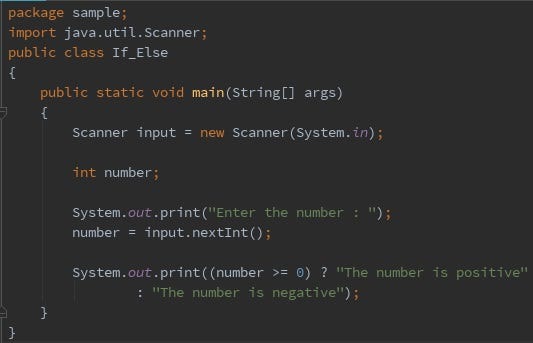 Java If Else Kisa Kullanimi Merhaba Arkadaslar By Java Programming Medium