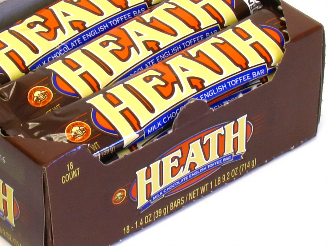 The Story Behind the Heath Bar. It’s an unknown tale that needs to be
