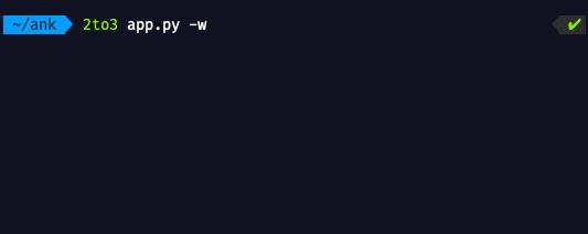 Convert Python2 Code To Python3 With One Line Of Code By Ankur Convert Python2 Code To Python3 With One Line Of Code By Ankur
