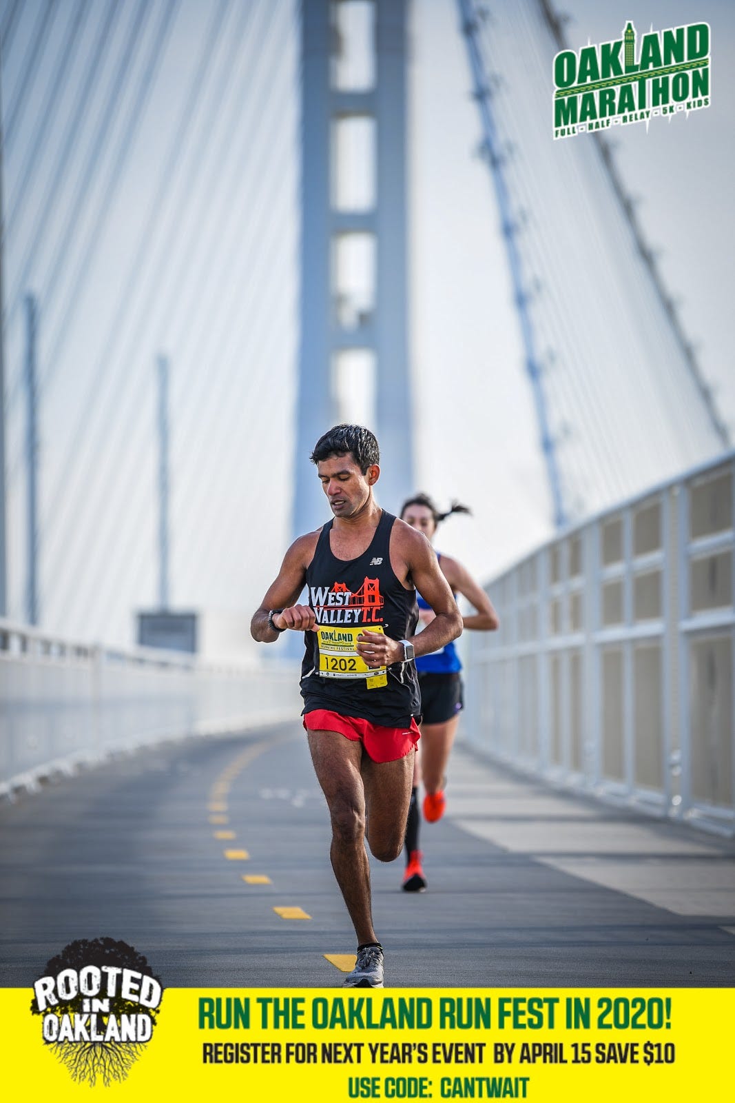 The Oakland Marathon (an 8 minute PR!) by Avesh Singh