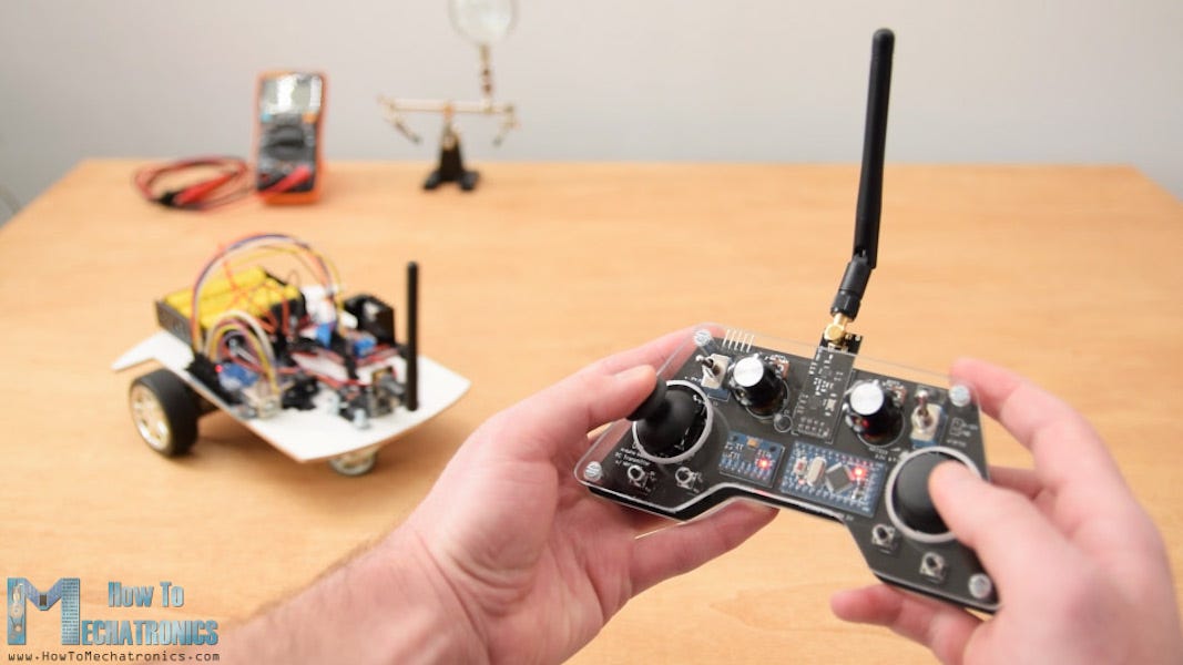 Beautiful ArduinoBased RC Transmitter Hackster Blog
