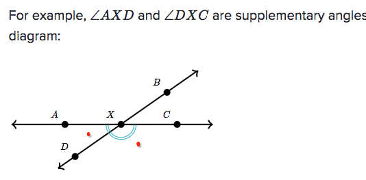 Supplementary angles