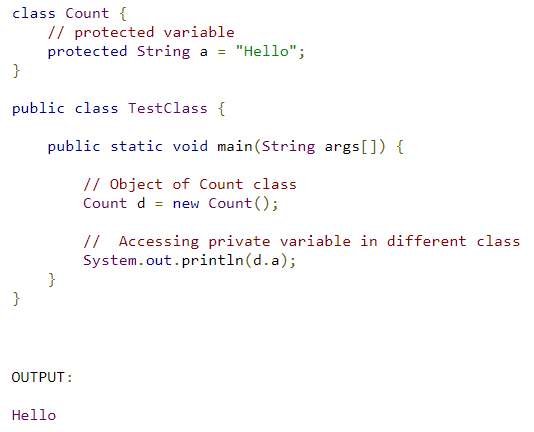 Java Access Modifiers. Access modifiers are used to set the… | by Imran ...