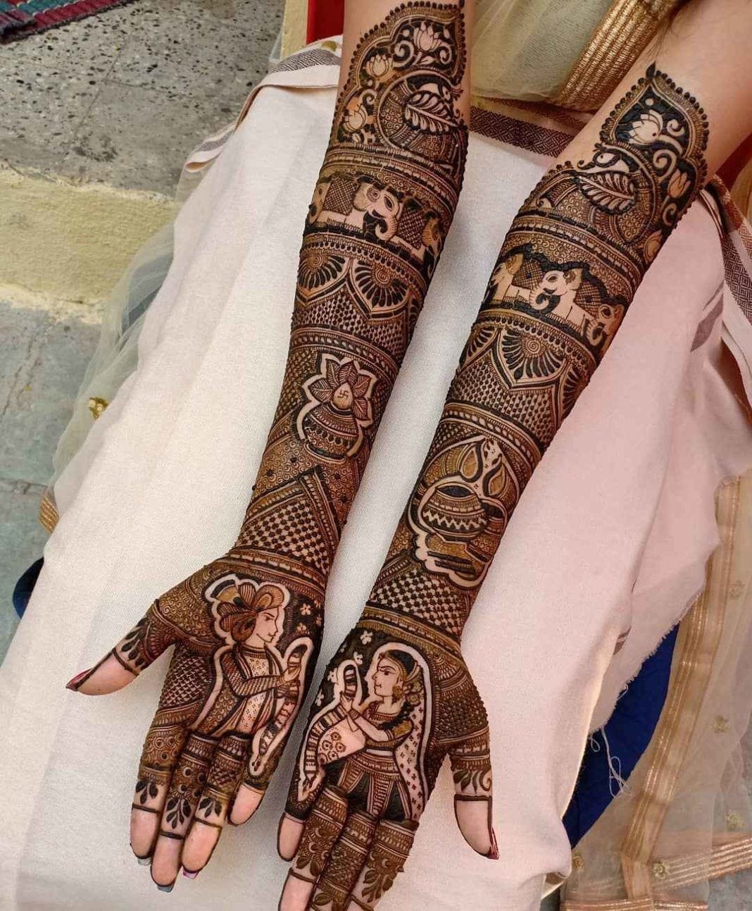 Top 5 Trending Styles of Bridal Mehndi Designs for Full Hands | by  Sanskriti Khanna | Medium