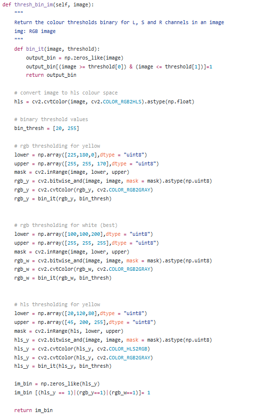 Finding Lane Lines with Colour Thresholds | by Joshua Owoyemi | Medium