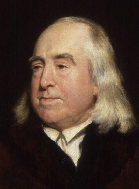 Jeremy Bentham, el gran reformador legal.