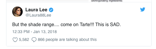 tarte shape tape scandal