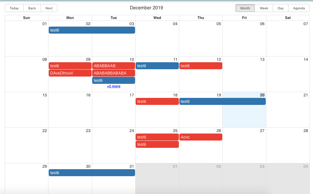 How to make ReactJS Calendar with events by Dhruvil Dave Medium