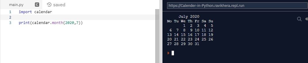 Python Calender Module — As easy as it sounds | by Ravi Khera | Medium
