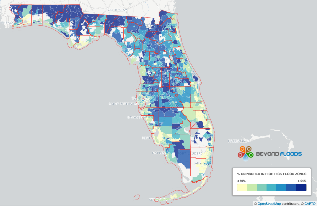 1 6 Million Florida Homes At High Risk Of Flooding From Irma Uninsured By Beyond Floods Living Beyond Floods Medium