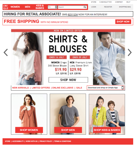 Fixing Uniqlo Website. Let this be a short Story, Project 4… | by Alex WD |  Medium