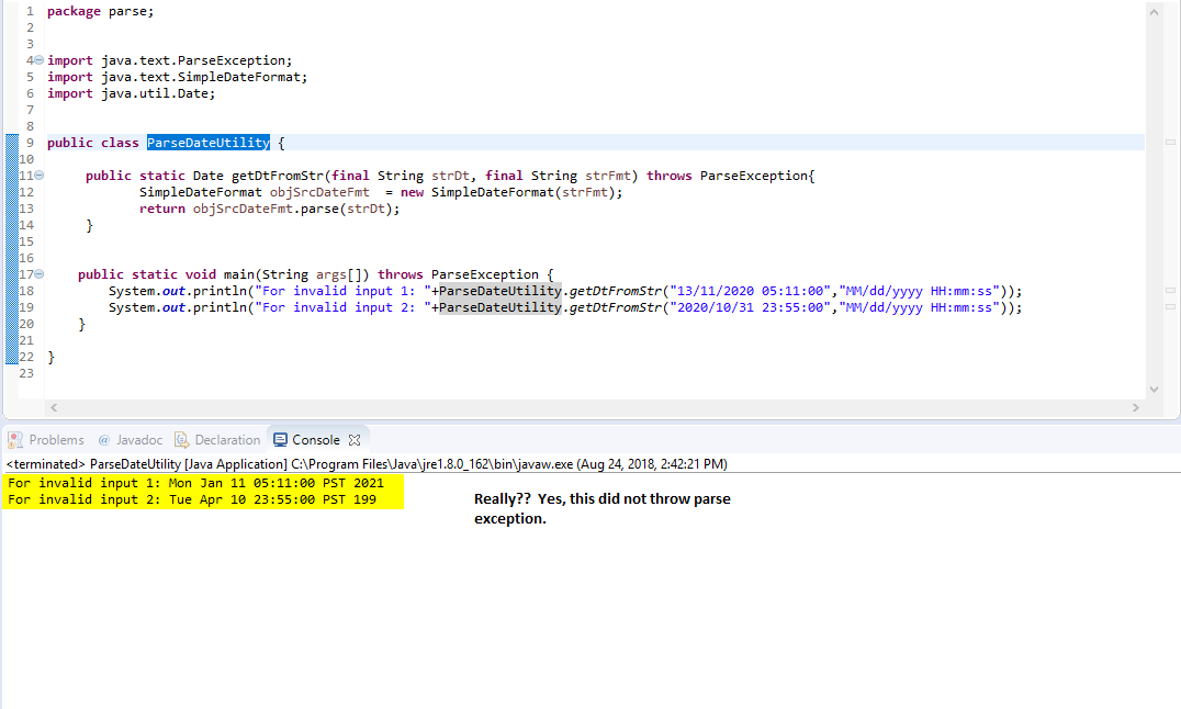 Oops! I didn't know PARSING DATE is so lenient in Java… | by Kruti Shah |  Medium