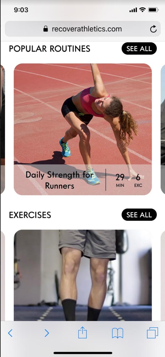 Recover Athletics An App To Prevent Running Injuries - 