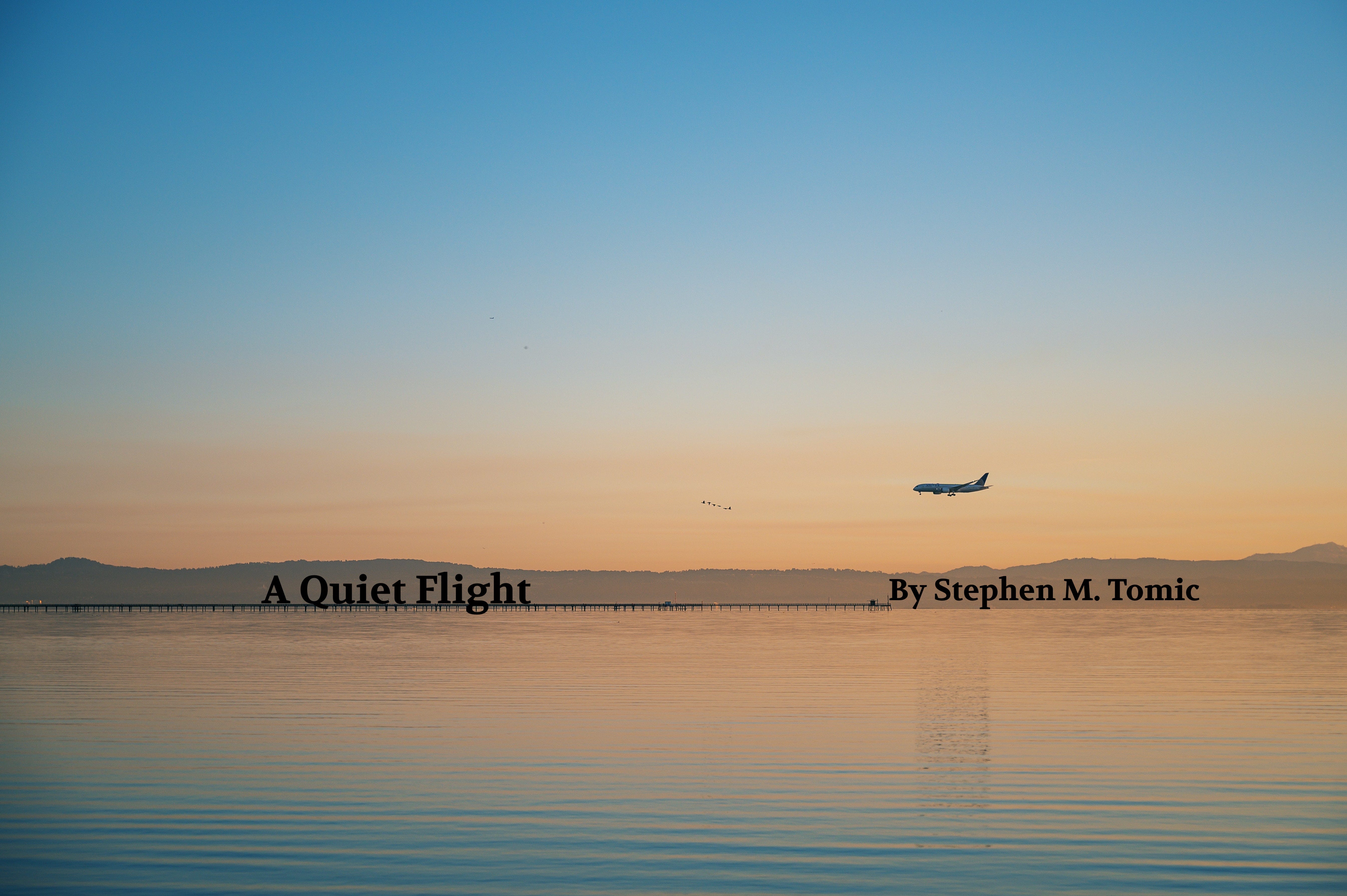 A Quiet Flight Lit Up Medium