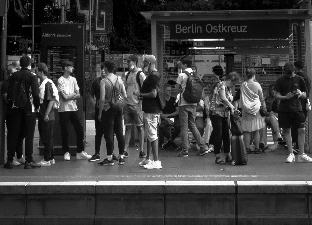 Ostkreuz Bahnhof in Berlin, Copyright; Sean P. Durham, Berlin, 2022