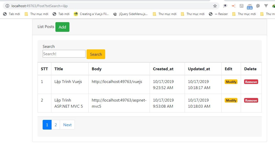 Pagination For Search Results Asp Net Mvc 5 By Hoa Nguyễn Thanh Medium