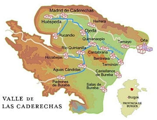 El valle de Caderechas: territorio y poblaciones | by quintanAopio | Medium
