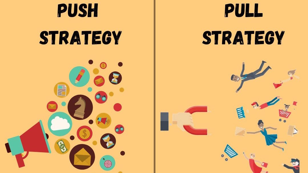 Difference Between Push and Pull Marketing Strategies | by Stefan Scott |  Medium