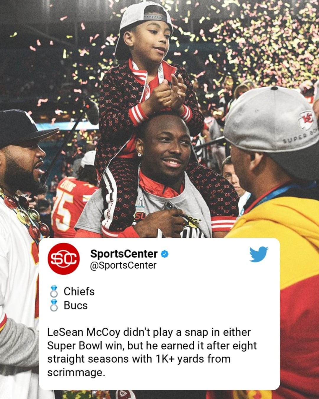 Six-time Pro Bowler LeSean McCoy is calling it a career. He won the