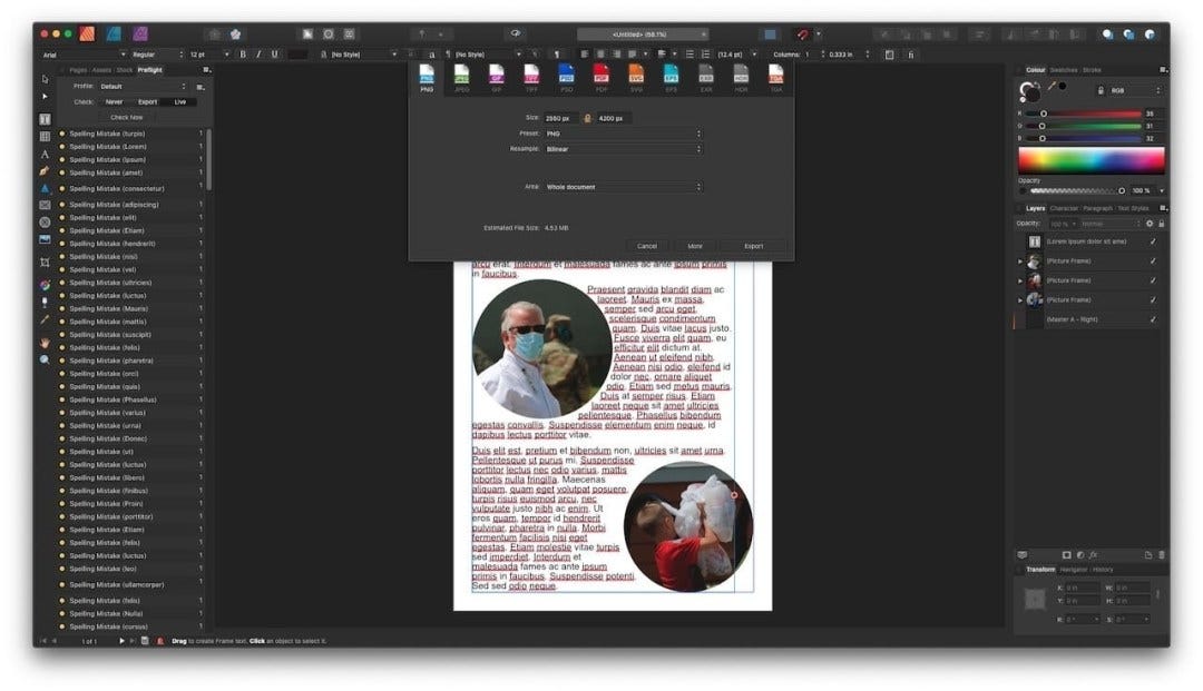 Affinity publisher pro desktop publishing 1 8 0 125