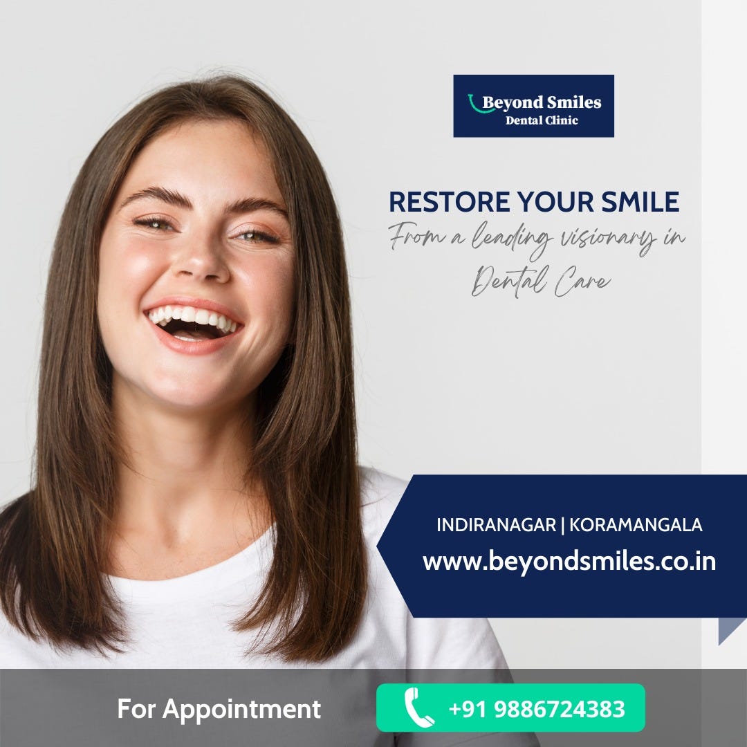 Teeth whitening near Indiranagar - Beyondsmiles Indiranagar - Medium