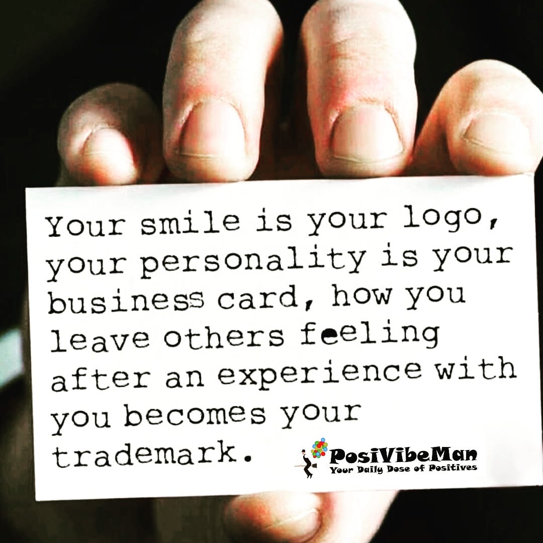 Your Smile Is Your Logo | By Posivibeman | Medium