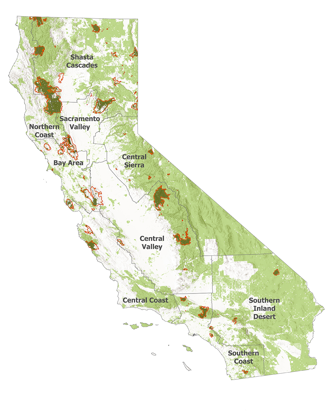 Public Lands and Fire in California | by GreenInfo Network | GreenInfo ...