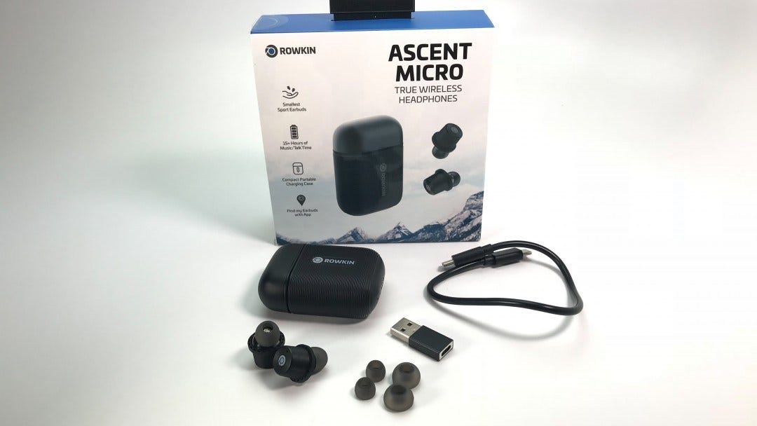 rowkin ascent micro true wireless earbuds