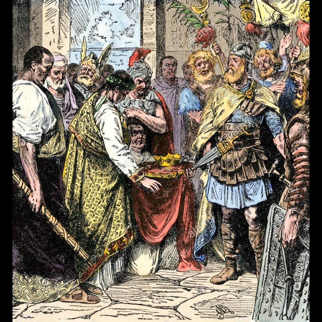 The End of the Western Roman Empire by Ken Briggs The Footnotes of