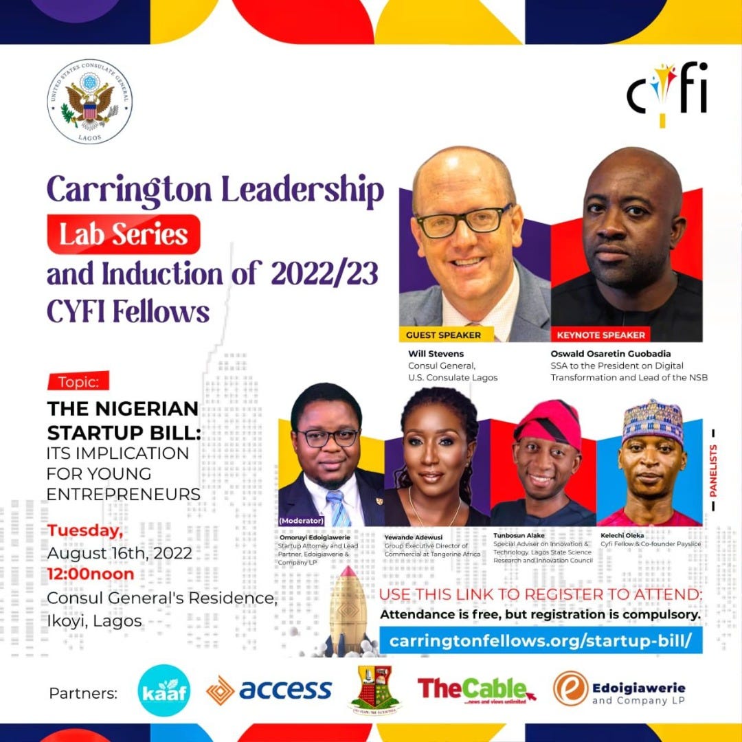 The Nigeria Startup Bill and its Positive Impact on Startups and the