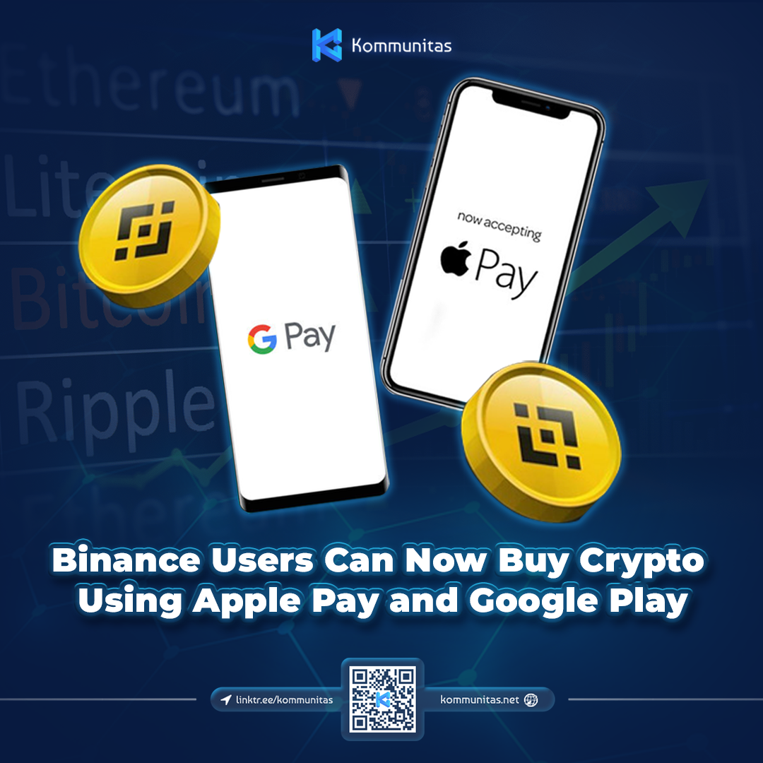 Binance Users Can Now Buy Crypto Using Apple Pay and Google Play by