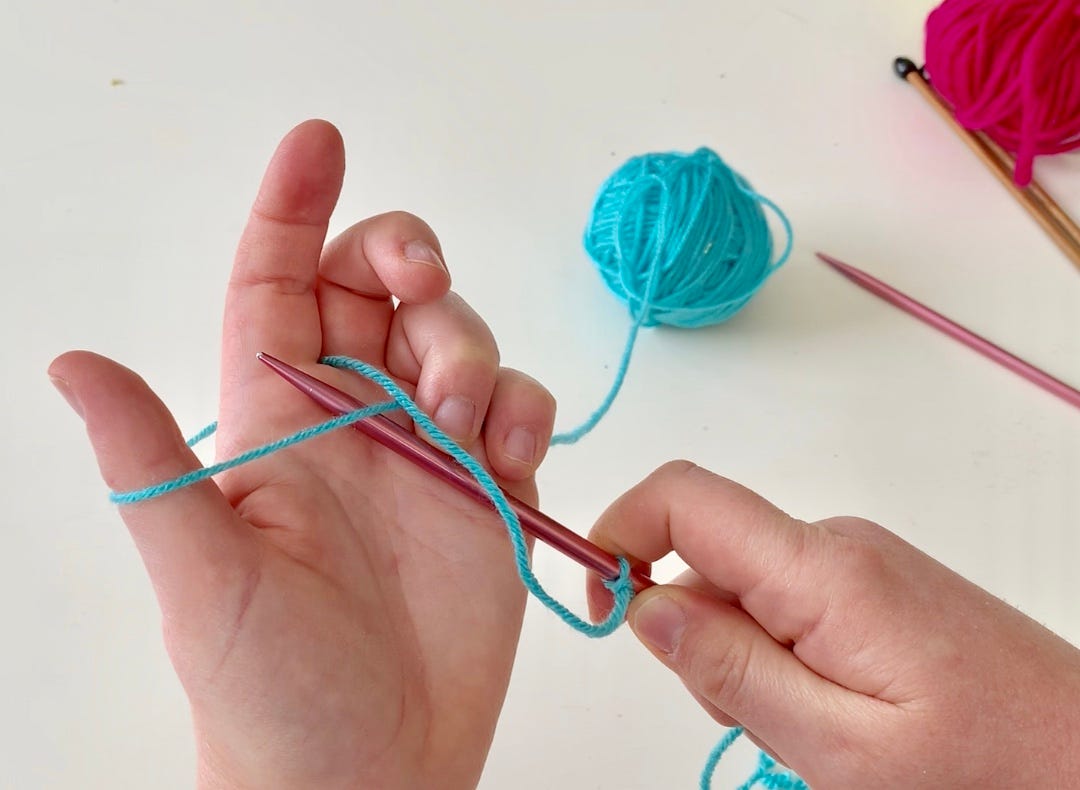 Knitting 101: How To Cast On. I figured that if I am going to write… | by  Carley Marston | Carley's Corner | Medium