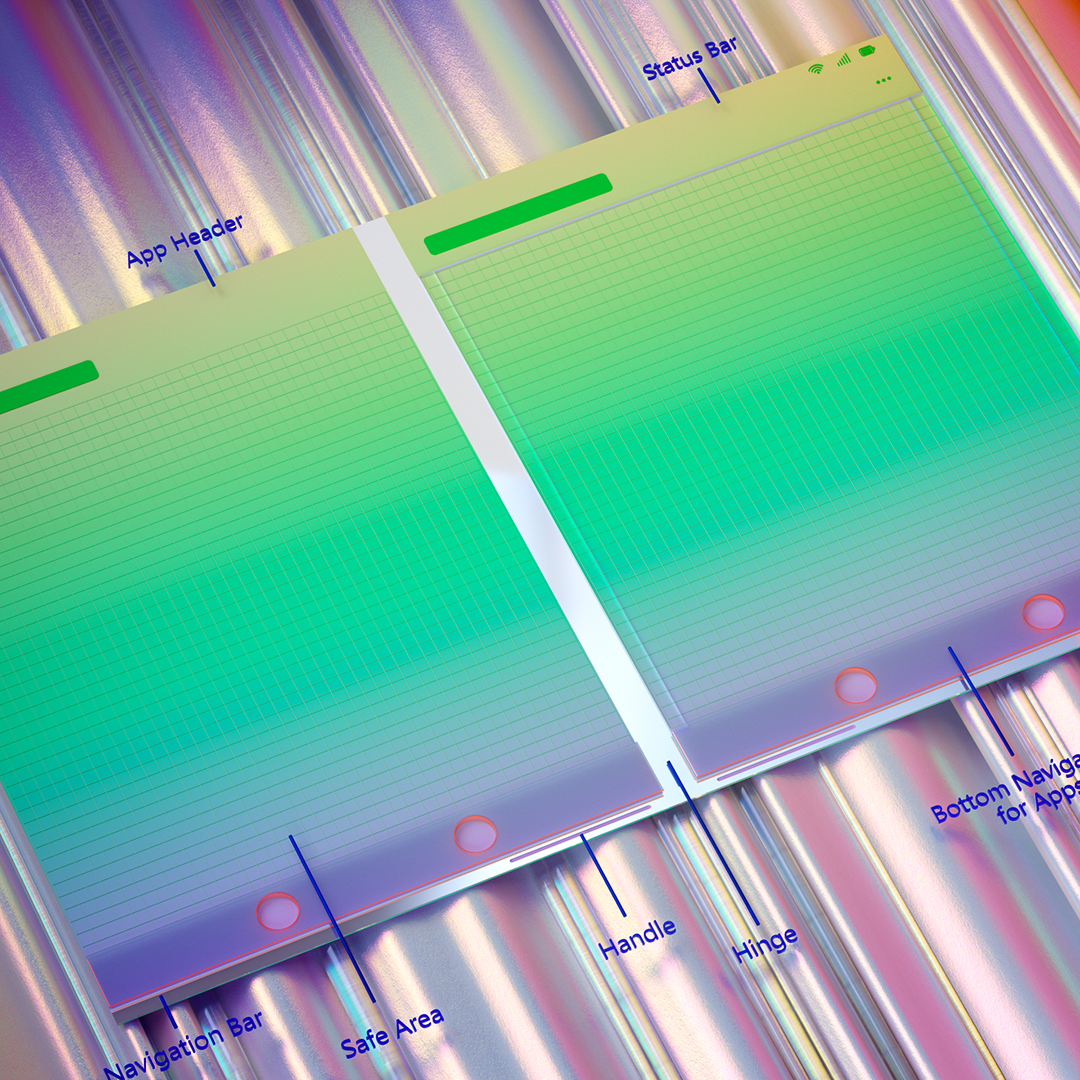 Designing dualscreen apps with Microsoft Surface Duo Design Kit by