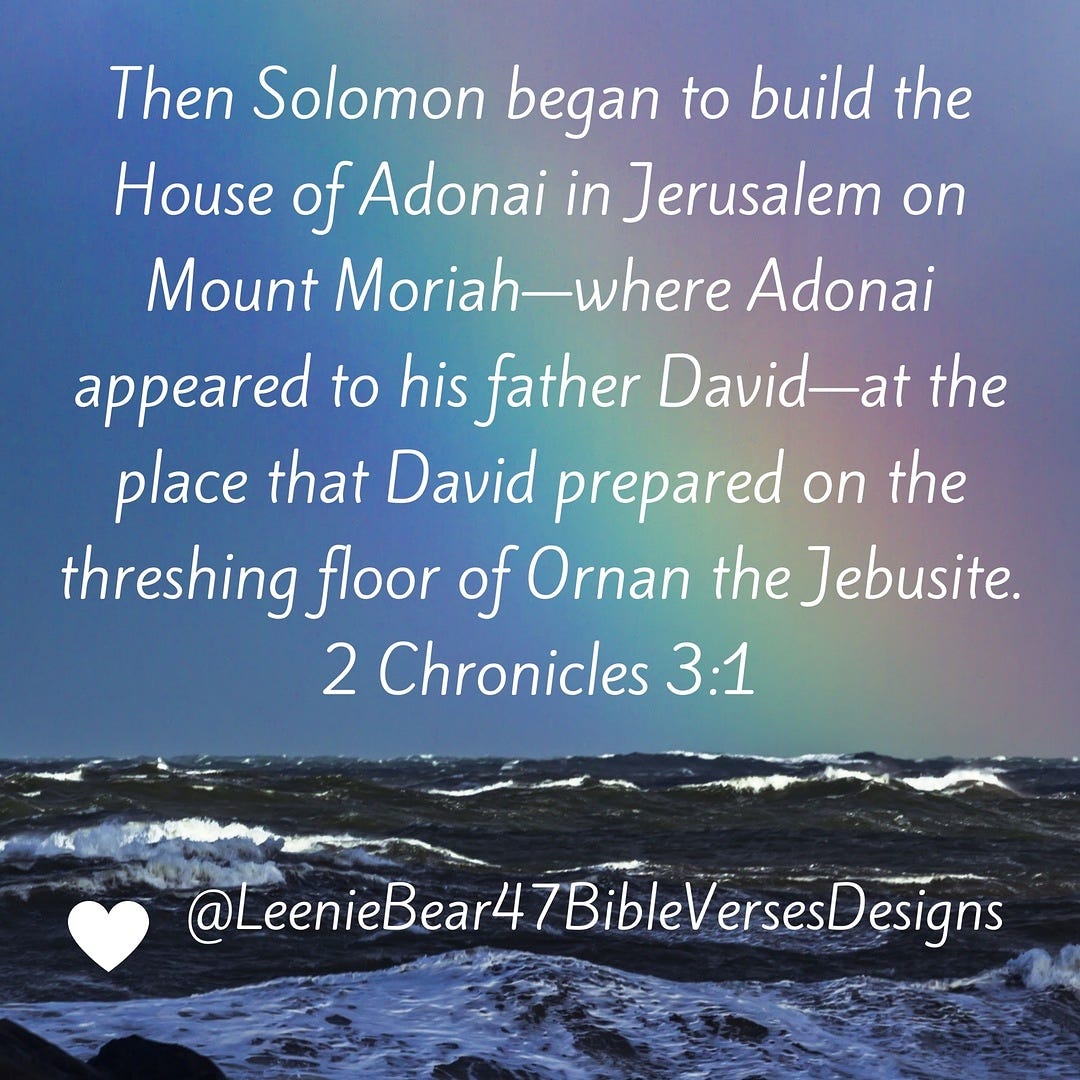 Then Solomon Began To Build The House Of Adonai In Jerusalem On