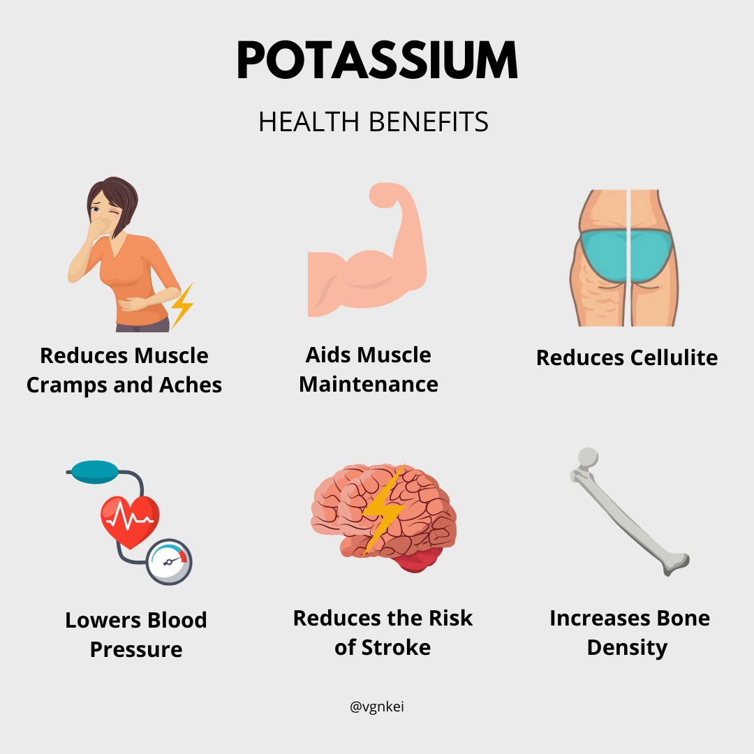 5 Health Benefits of Potassium. Like the majority of the population… by Dna kei Medium