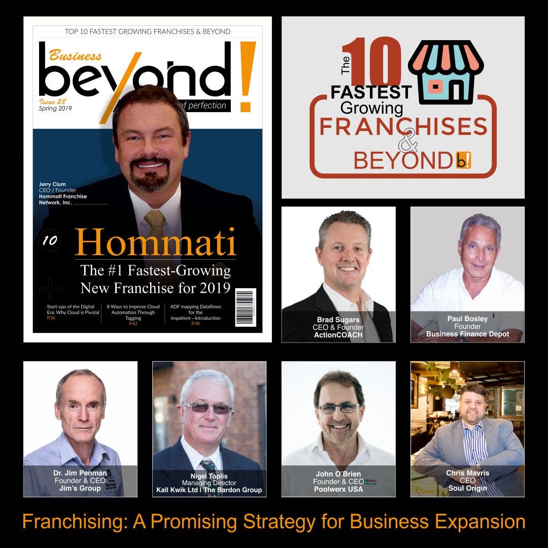 Top 10 Fastest Growing Franchises and Beyond by Beyond Exclamation