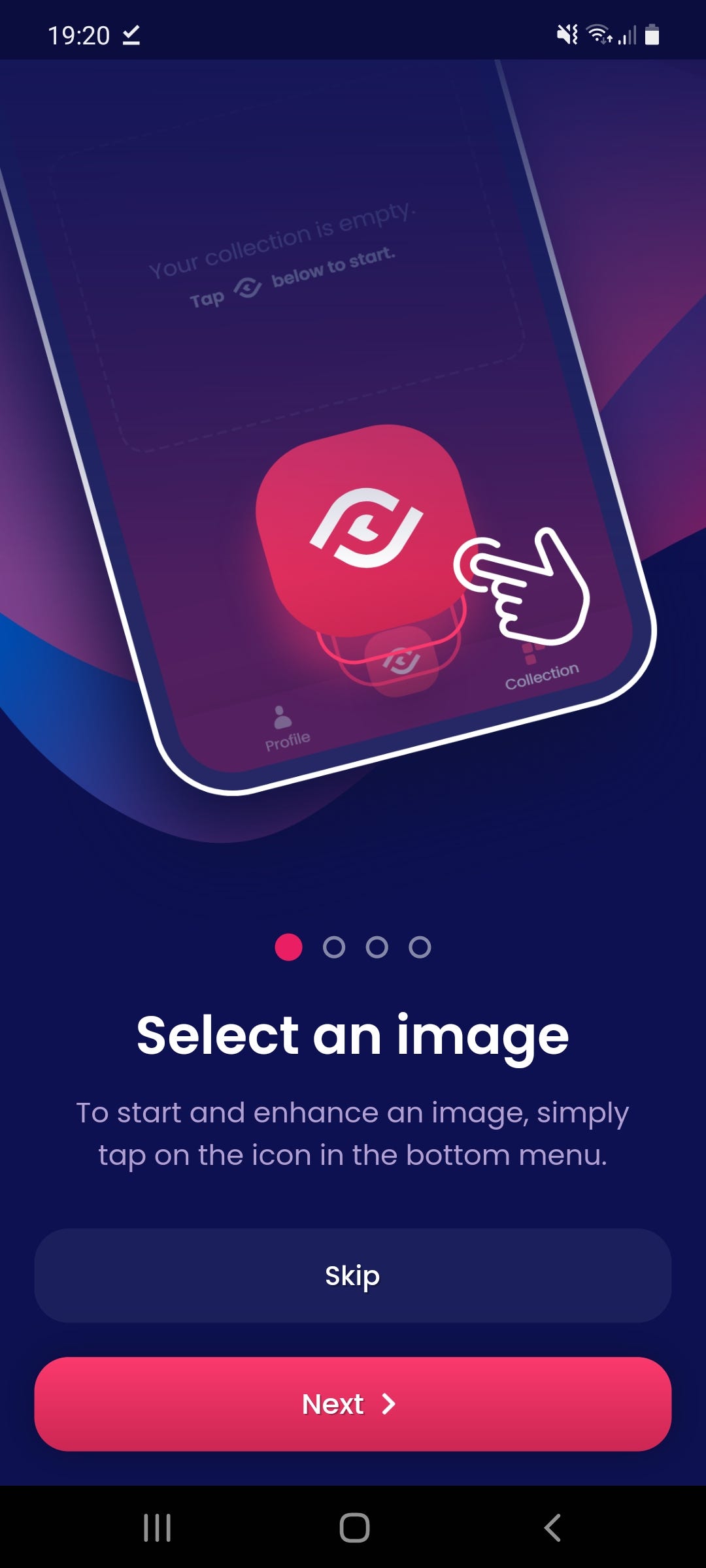 Mobile app experience with DeepImage.AI by Dominika Klimowicz Deep