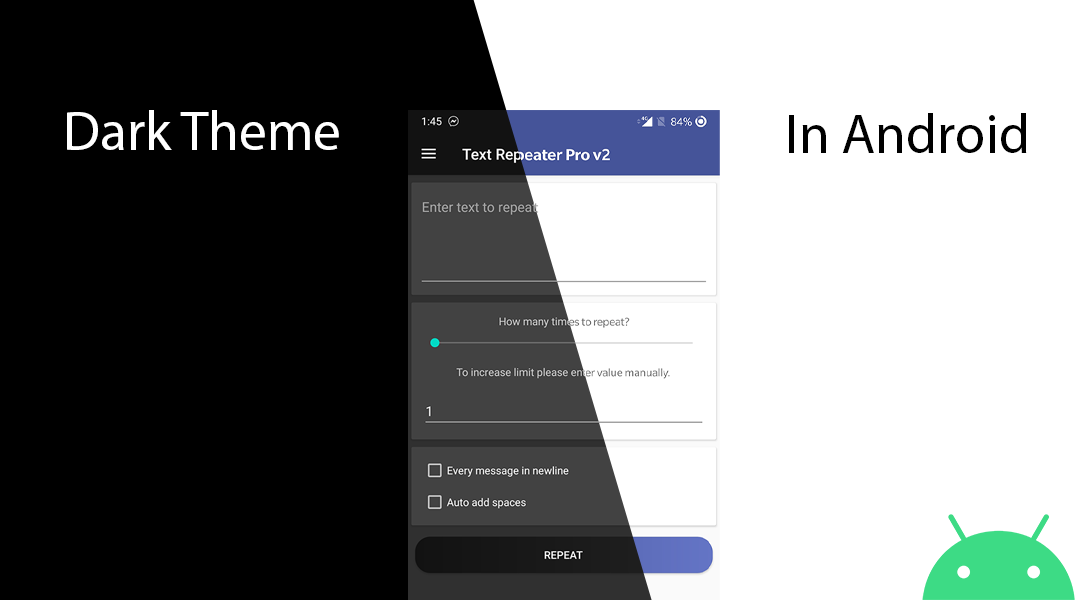 Supporting Dark themes in Android | by Baljeet Singh | ProAndroidDev